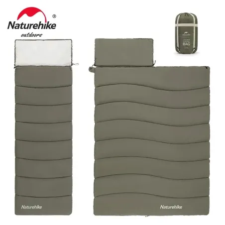 Sac de couchage NATUREHIKE LD : ultra-léger et confort 2 en 1